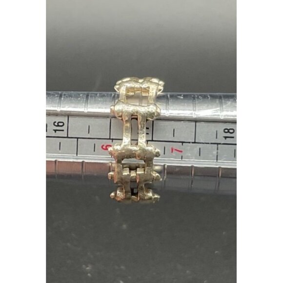 Sterling Silver Motorcycle Drive Chain Ring Size 6.5 Biker Style Unisex - Picture 4 of 4